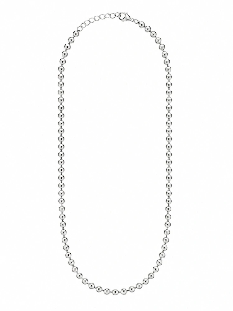Šperky Nina – Masívny strieborný guličkový náhrdelník Stříbrné kuličky (42 – 45 cm) 925/1000 - nahr 541