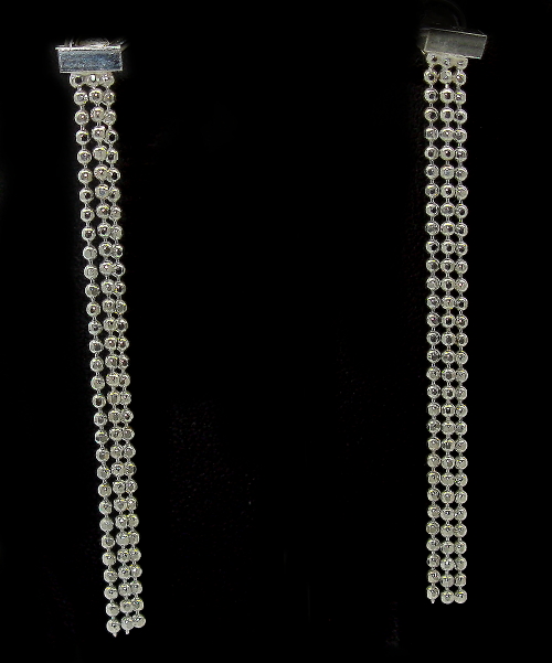Šperky Nina - Strieborné náušnice 925/1000 dlouhé - ns ag H 0118