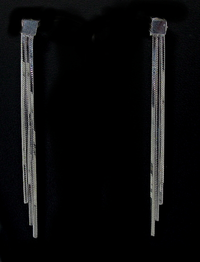 Šperky Nina - Strieborné náušnice dlouhé 925/1000  - ns ag H 0119