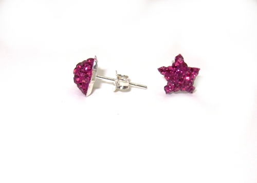 náušnice komponent Swarovski 925/1000