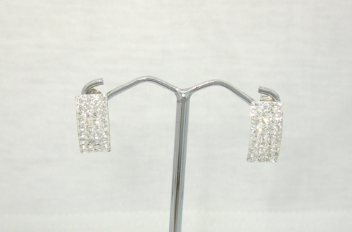 Strieborné náušnice komponent Swarovski 925/1000 ( 110928)