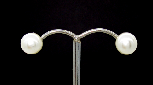 Strieborné náušnice s kamienky 925/1000