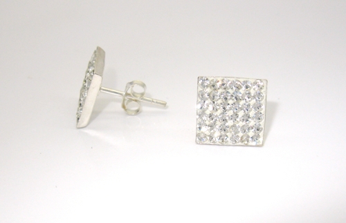 náušnice komponent Swarovski 925/1000