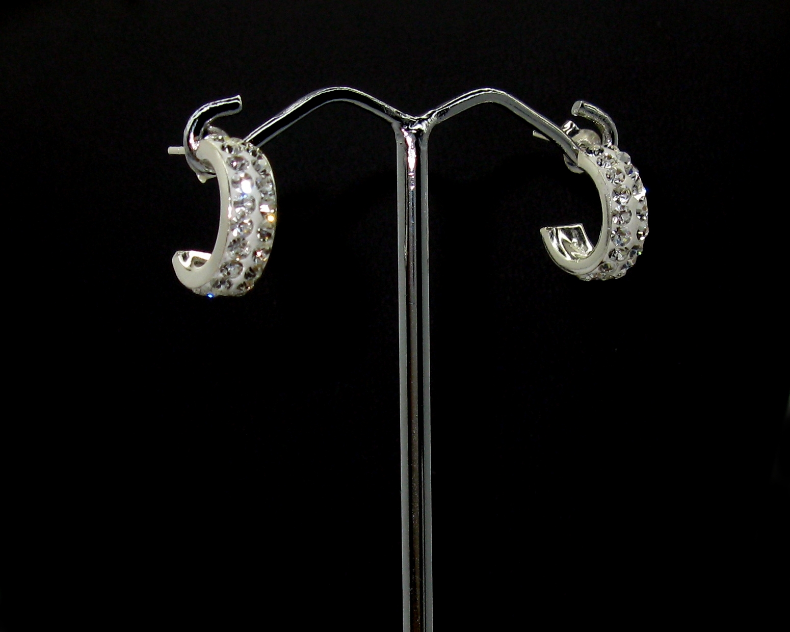 náušnice komponent Swarovski 925/1000