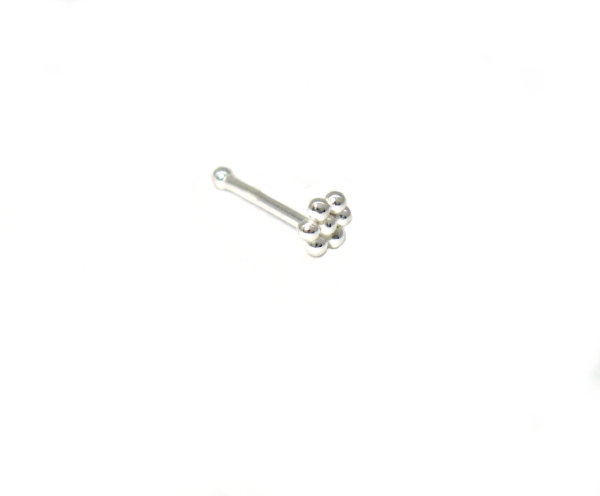 Piercing do nosu strieborný