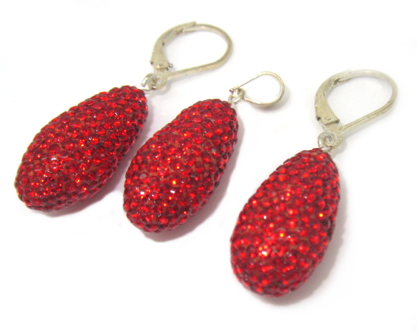 Soupava set striebro s kameny Swarovski