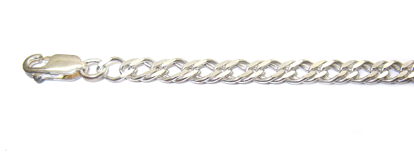 Strieborný náramok rombo 21 cm 925/1000 ( 785430) 