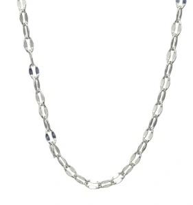 Šperky Nina - Strieborný retiazka Figaro kávové zrno 4 mm – 925/1000 - ret ag H 033