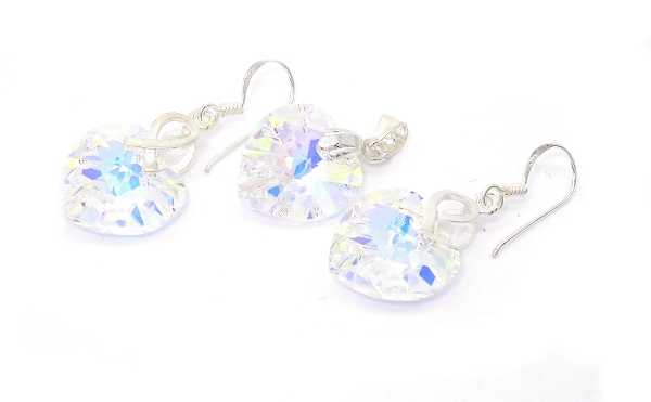 Šperky Nina - Strieborná súprava Swarovski elements 925/1000  - set ag H 025