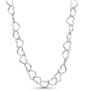 Šperky Nina - Masivní strieborný náhrdelník „Nekonečná láska“ 925/1000 – 12,3 g - ret ag H 118