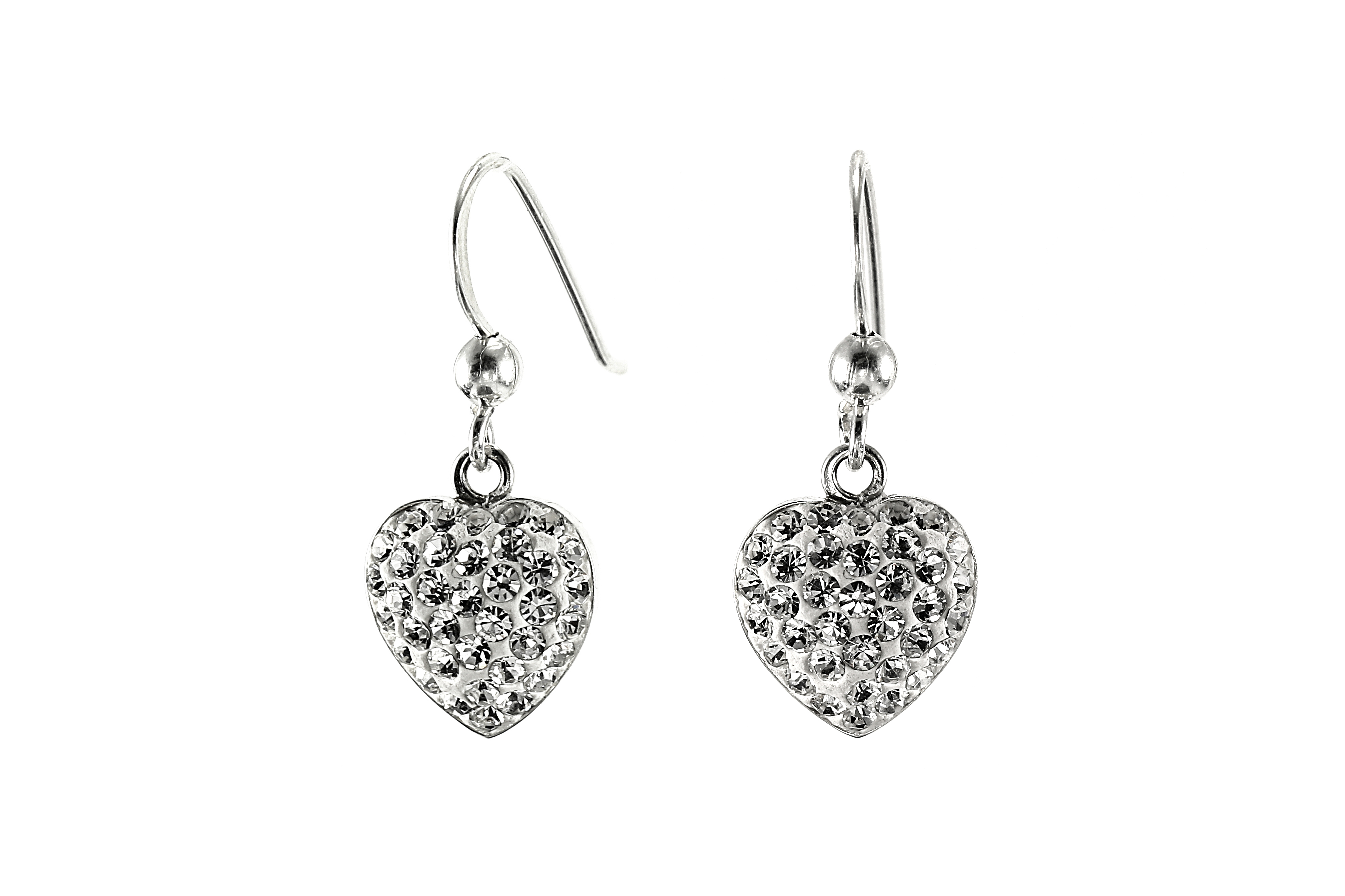 Šperky Nina - Strieborné náušnice Swarovski komponent 925/1000 - ns ag kam H 113