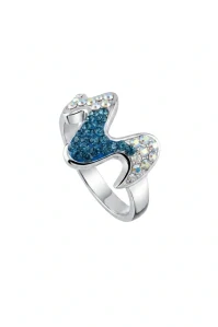 Šperky Nina - Strieborný prsteň Swarovski komponent 925/1000 - pr kam H 057