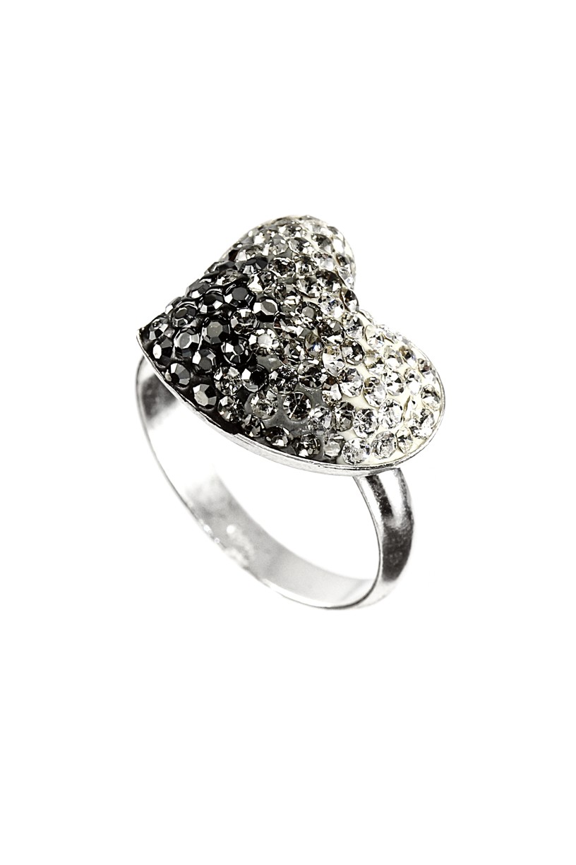 Šperky Nina - Strieborný prsteň Swarovski komponent kamienky 925/1000 - pr kam H 062