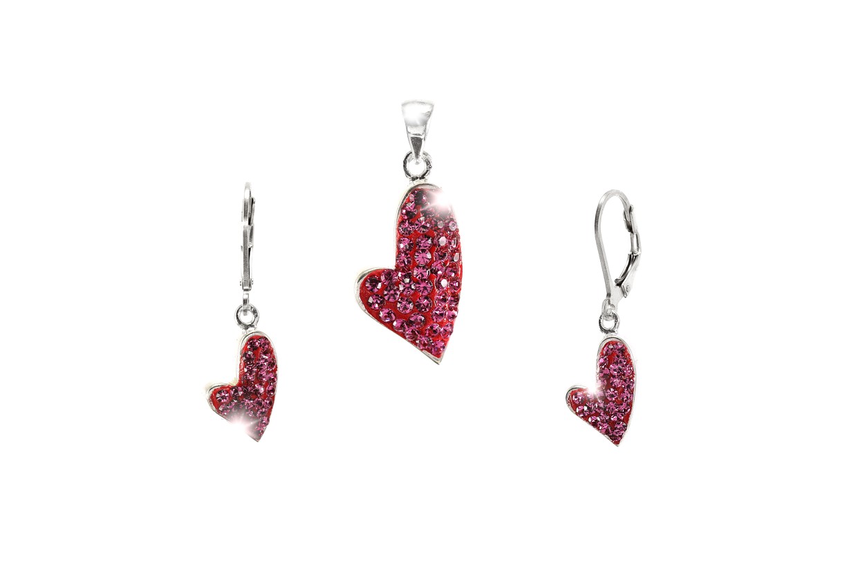 Šperky Nina - Strieborná súprava Swarovski komponent - set ag H 067