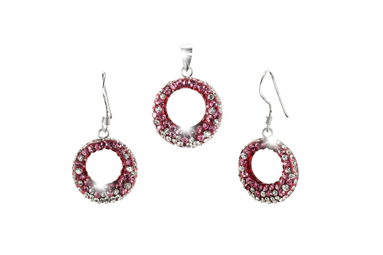 Šperky Nina - Strieborná súprava Swarovski komponent 925/1000 - set ag H 073
