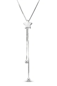 Šperky Nina - Strieborný náhrdelník s pevnou hvezdou 925/1000 - nahr ag H 040