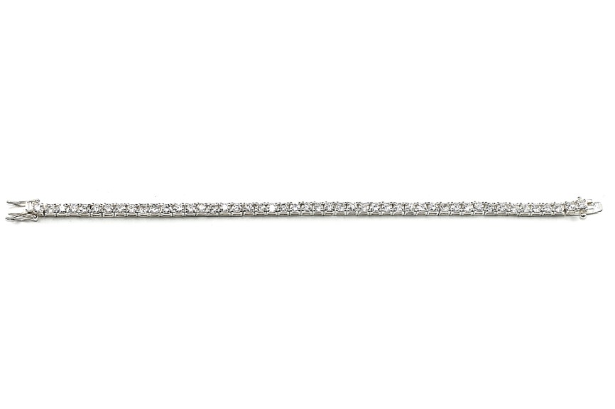 Šperky Nina - Strieborný náramok 925/1000 s kamienky - nar ag H 166