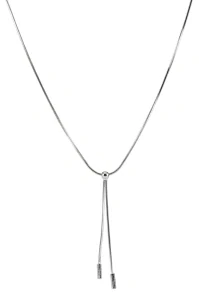 Šperky Nina - Strieborný náhrdelník dvojitý s pevnou guľôčkou 925/1000 – dĺžka 40 cm - nahr ag H 057