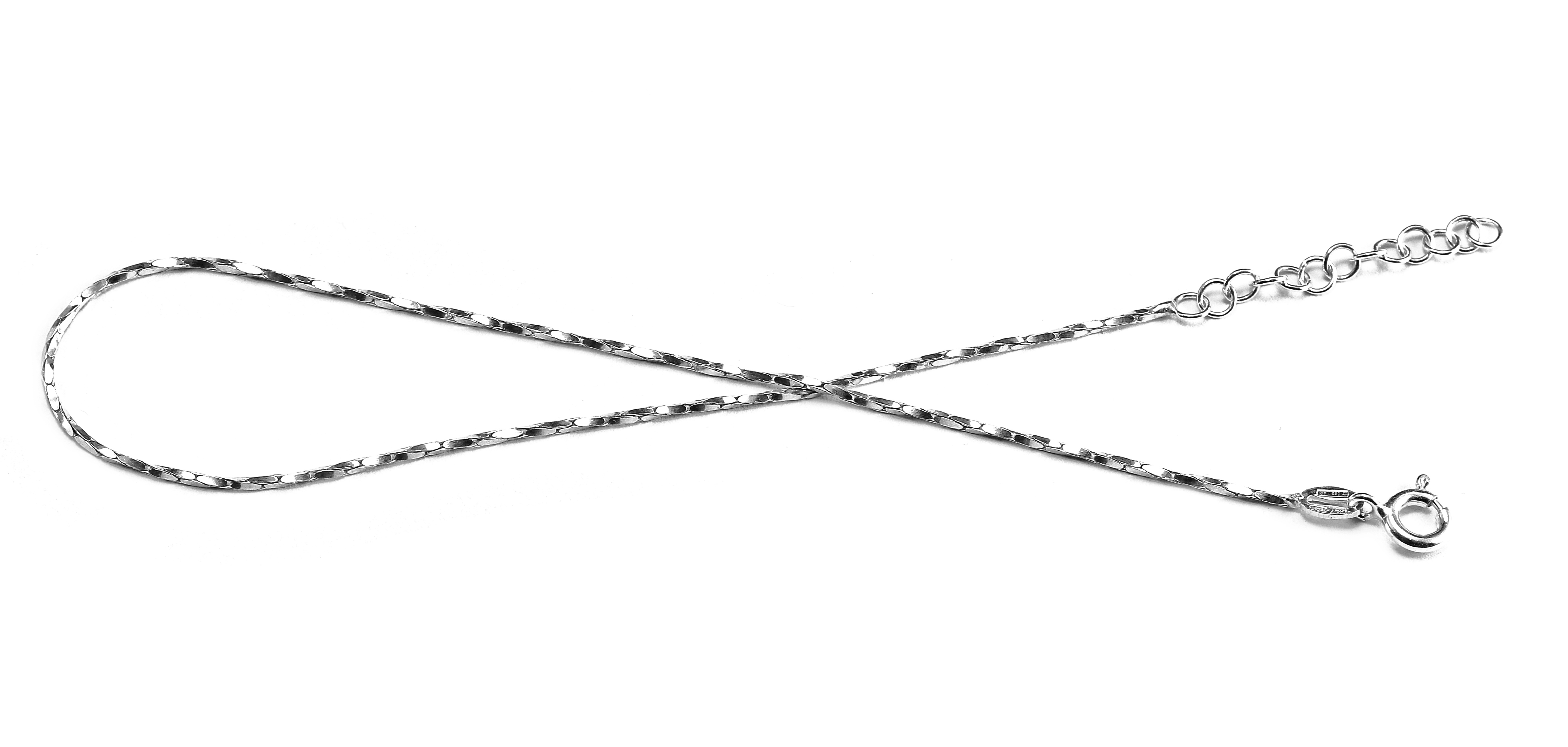 Šperky Nina - jemný kroucený strieborný nákotník Twisted Silver 925/1000 - nak ag H 219