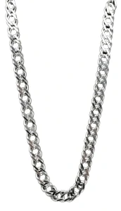 Šperky Nina - Masivní strieborný retez Rombo 7 mm – 925/1000 (32 g) - ret ag 005