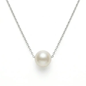 Šperky Nina - Strieborný náhrdelník s perlou Pearl Drop 925/1000 - nahr 503