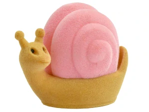 Šperky Nina - Zamatová darčeková krabička ružový slimák - krab59
