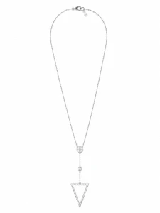 Šperky Nina – Strieborný náhrdelník Geometrická rosa s guličkami 925/1000 (42 – 45 cm) - nahr 515