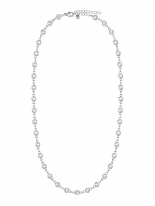 Šperky Nina – Strieborný náhrdelník Zářivá linie s čírymi zirkónmi (44 – 47 cm) 925/1000 - nahr 529