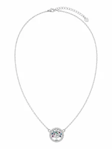 Šperky Nina – Strieborný náhrdelník Barevný strom života so zirkónmi (41,5 – 45 cm) 925/1000 - nahr 533