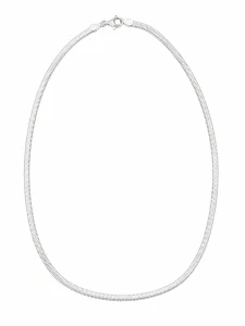 Šperky Nina – Masívny strieborný náhrdelník Hádka (50 cm, šírka 5 mm, 13,3 g) 925/1000 - nahr 554