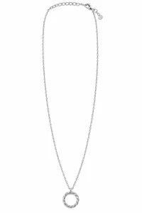 Šperky Nina – Strieborný náhrdelník Krútený kruh (40,5–44,5 cm) - nahr 563