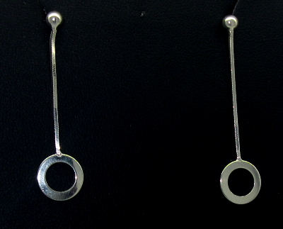 Šperky Nina - Strieborné náušnice bez kamienku 925/1000 - ns ag H 0127