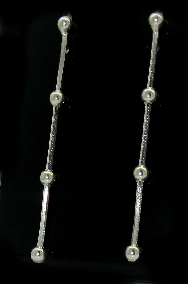 Šperky Nina - Strieborné náušnice dlouhé 925/1000 - ns ag H 0138