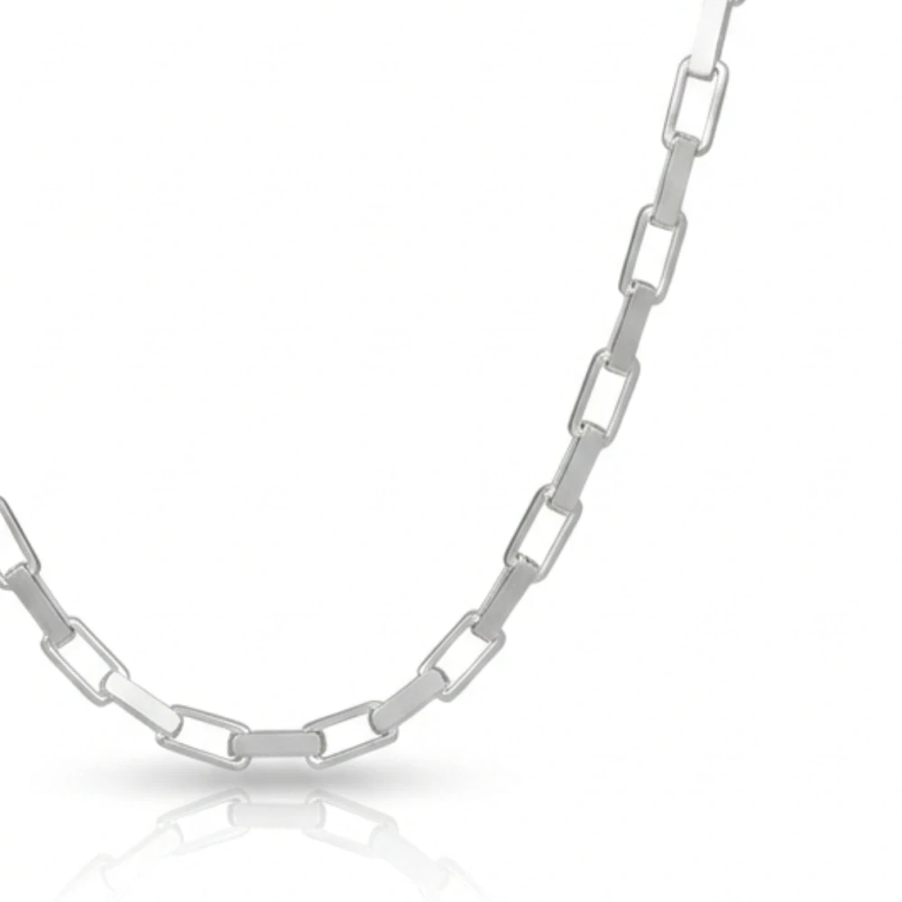 Šperky Nina - Strieborný retiazka „Hranatý Ankr“ 925/1000 – zdobený design (3,4 g) - ret ag H 101