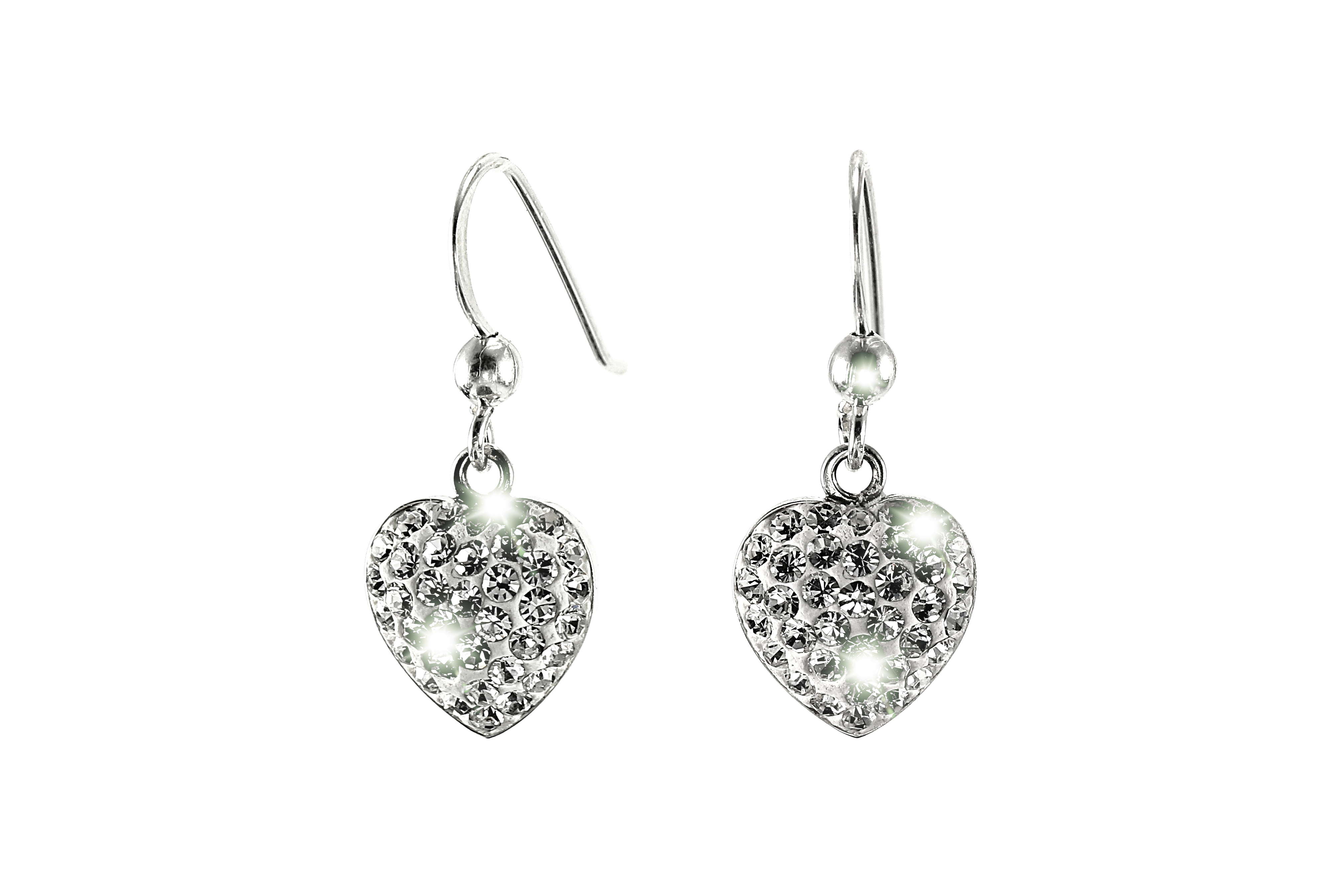 Šperky Nina - Strieborné náušnice Swarovski komponent 925/1000 - ns ag kam H 113