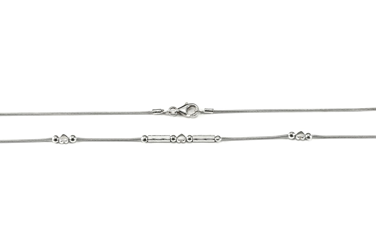 Šperky Nina - Strieborný náhrdelník „Srdce v dlaních“ 925/1000 – celostrieborný design - nahr ag H 020