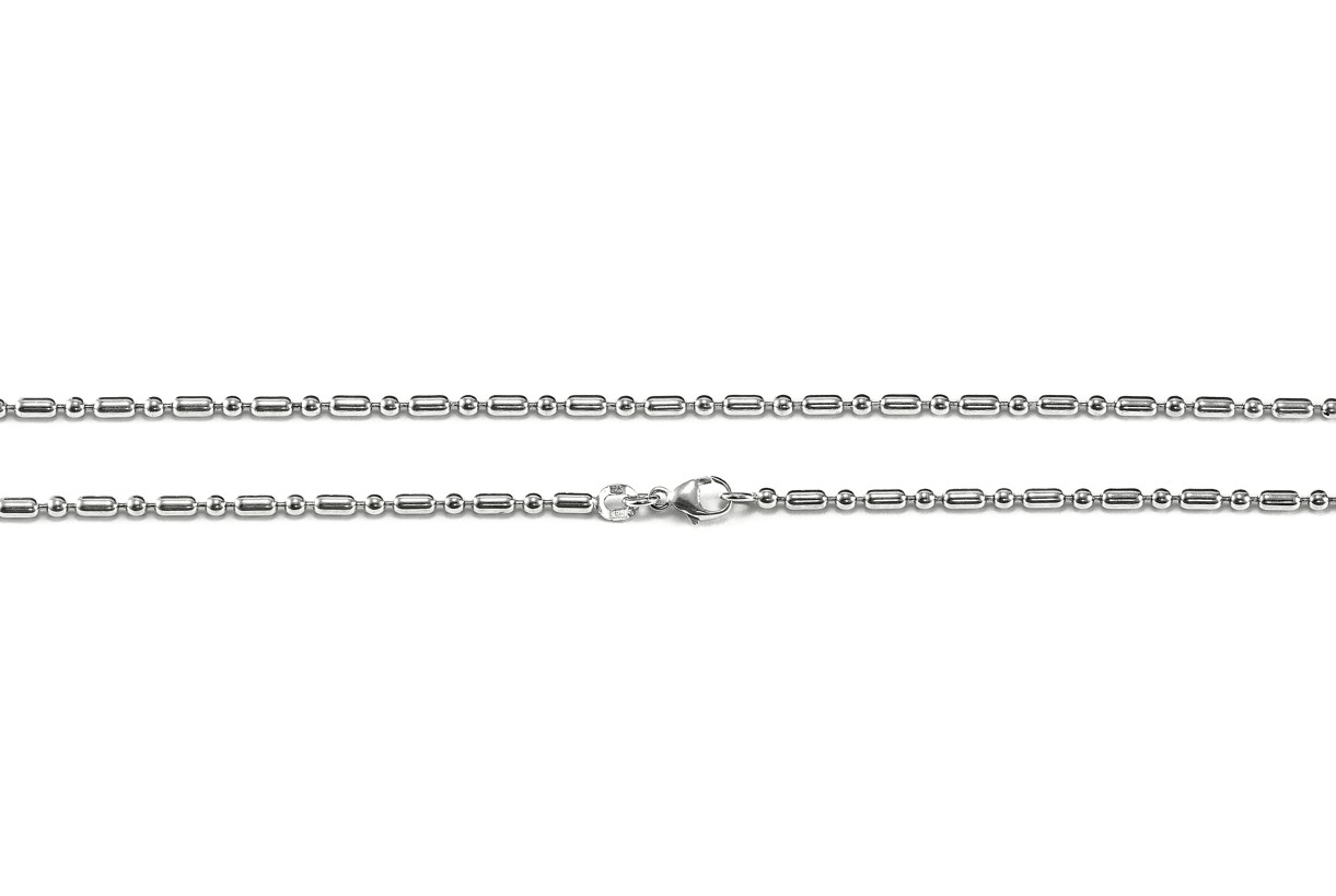 Šperky Nina - Designový strieborný náhrdelník „Stelar“ 925/1000 – dĺžka 50 cm - nahr ag H 027