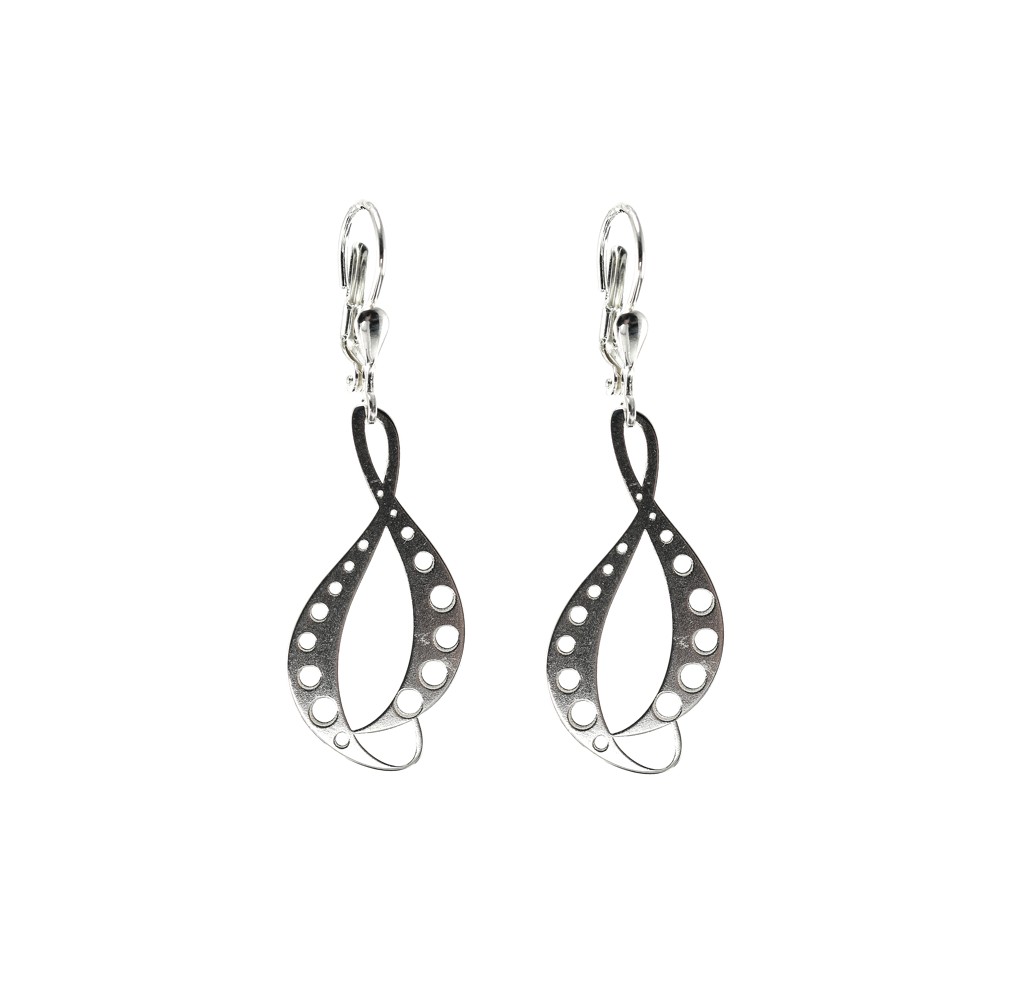 Šperky Nina - Strieborné náušnice bez kamienku 925/1000 - ns ag H 231