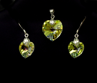 Šperky Nina - Strieborná súprava Swarovski komponent 925/1000 - set ag H 019