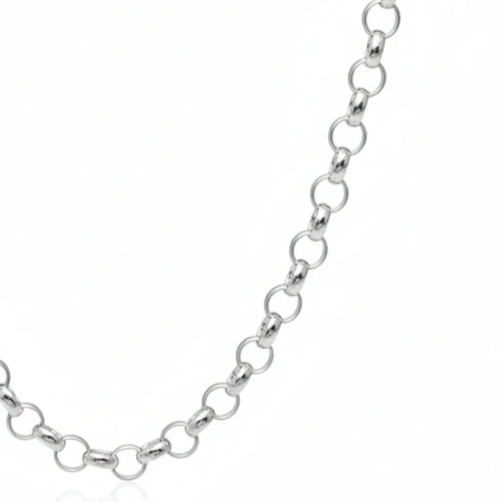 Šperky Nina - Masivní strieborný retiazka Rollo 6 mm | 50 cm 925/1000 Rollo - ret ag H 204