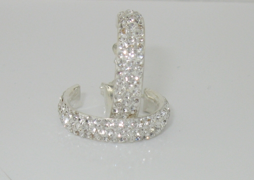 náušnice komponent Swarovski 925/1000